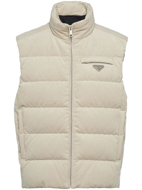 prada sgy293|Barley Corduroy Down Vest .